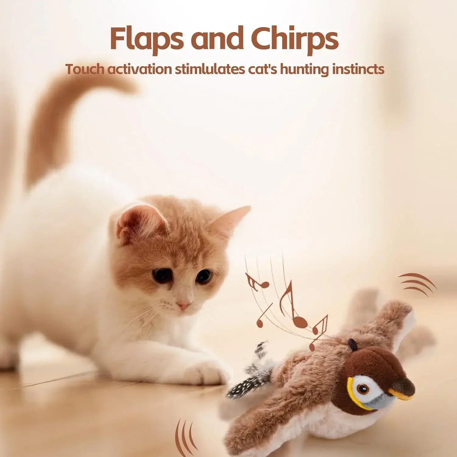 EUREKA Interactive Bird Cat Toy